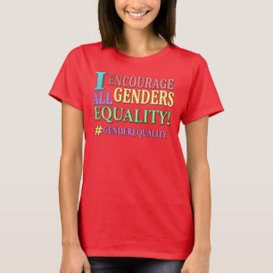 "ALLE GENDERGELIJKHEID" Cute Design. Bestel nu T-shirt