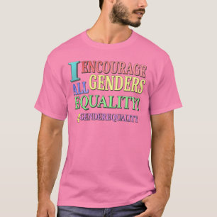"ALLE GENDERGELIJKHEID" Cute Design. Bestel nu T-shirt