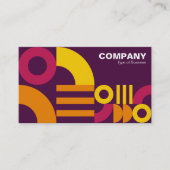 Alle geometrische v2 visitekaartje (Voorkant)