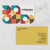 Alle geometrische v9-Visitekaartje Visitekaartje (Voorkant / Achterkant)