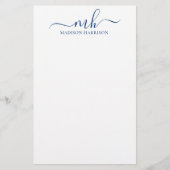 Alle gepersonaliseerde Initialen en benodigdheden  Briefpapier (Voorkant)