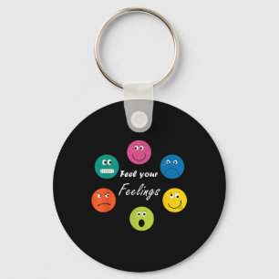 Alle gevoelens zijn oké Mental Health Awareness Mo Sleutelhanger