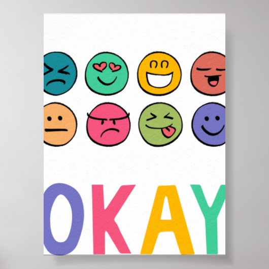 Alle Gevoelens Zijn Oké Poster (Voorkant)