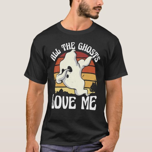  Alle Ghost Love Me Retro Ghost Dabbing T-shirt (Voorkant)