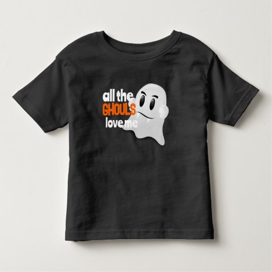 Alle ghouls houden van me Ghost Kinder Shirts (Voorkant)