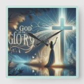 Alle glorie aan God - grote klok (Voorkant)