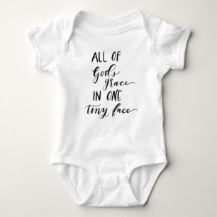 Alle God's Grace in One Tiny Face Baby Shirt