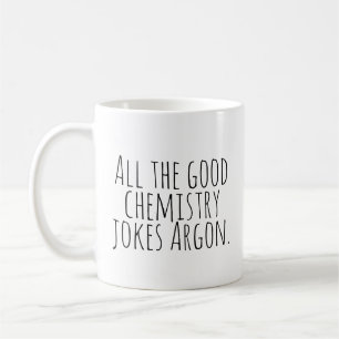 Alle goede chemie grappen Argon. Koffiemok