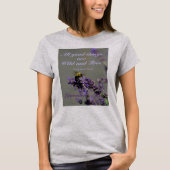 Alle goede dingen Wilde en Vrije Bumblebee Floral T-shirt (Voorkant)