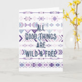 Alle goede dingen zijn vrij en gratis kaart (Gele Bloem)