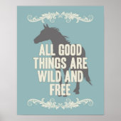 Alle goede dingen zijn vrij en vrij poster (Voorkant)