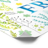 Alle goede dingen zijn vrij en vrij poster (Hoek)