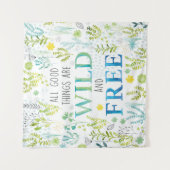 Alle goede dingen zijn vrij en vrij wandkleed (Voorkant)