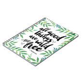 Alle goede dingen zijn Wilde en Vrije Citaat Notitieboek (Linkerzijde)