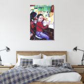 Alle goede meisjes halen ijskap canvas afdruk (Insitu (Slaapkamer))