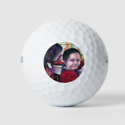 Alle goede meisjes halen ijskap golfballen (Voorkant)
