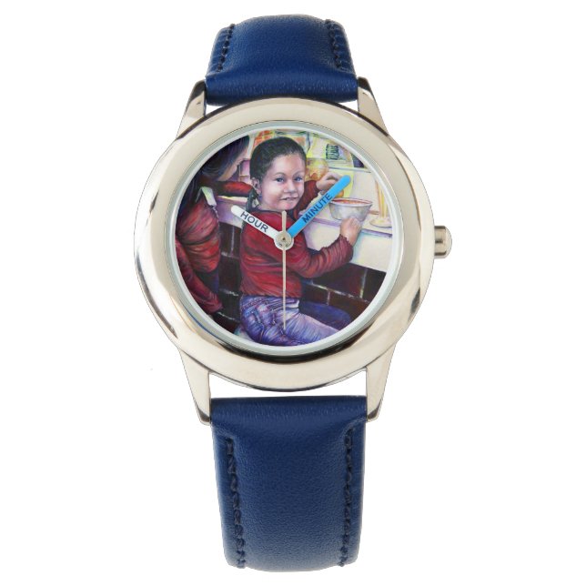 Alle goede meisjes halen ijskap horloge (Voorkant)
