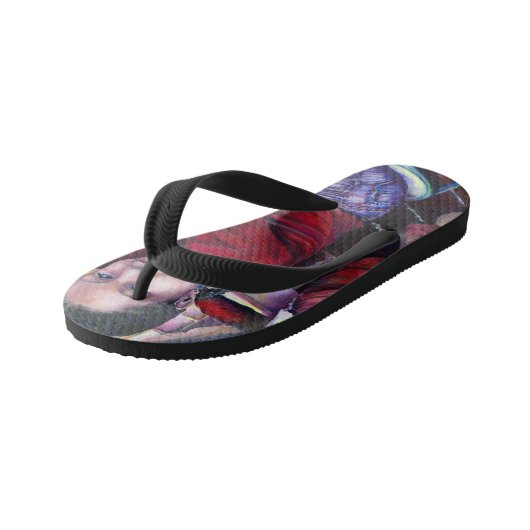 Alle goede meisjes halen ijskap kinder teenslippers (Schuin)