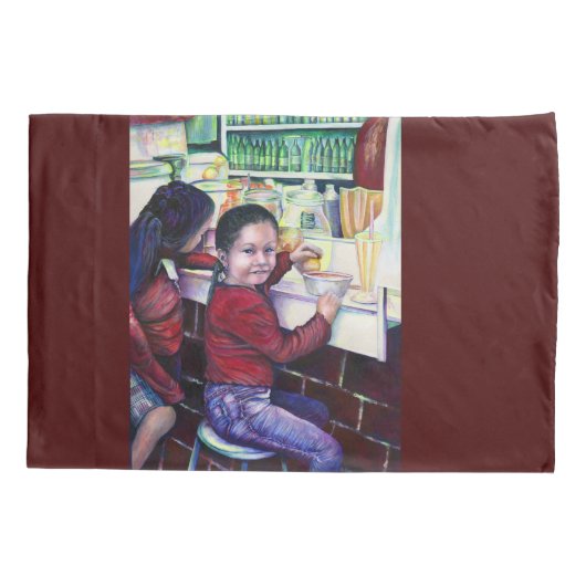 Alle goede meisjes halen ijskap kussensloop (Achterkant)