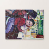 Alle goede meisjes halen ijskap legpuzzel (Horizontaal)