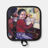 Alle goede meisjes halen ijskap pannenlap (Voorkant)