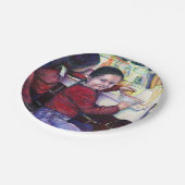 Alle goede meisjes halen ijskap papieren bordje (Gekanteld)