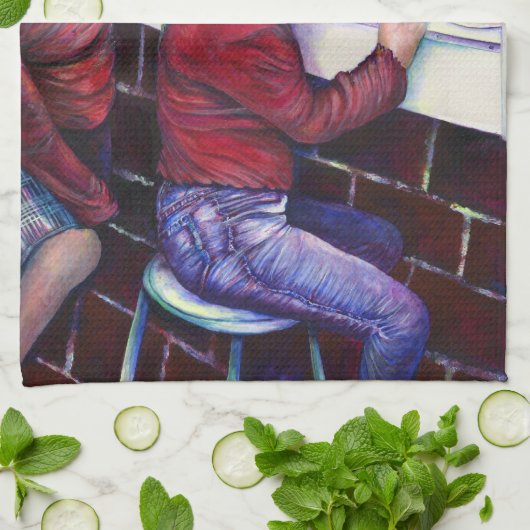 Alle goede meisjes halen ijskap theedoek (Gevouwen)