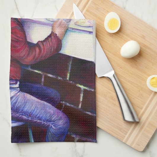 Alle goede meisjes halen ijskap theedoek (Quarter Fold)