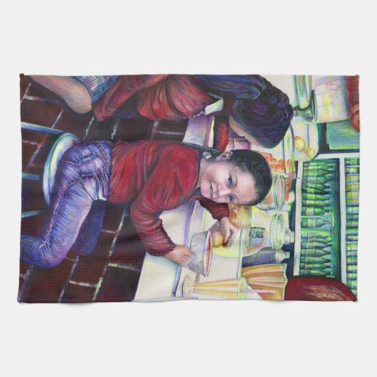 Alle goede meisjes halen ijskap theedoek (Horizontaal)