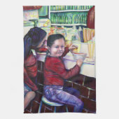 Alle goede meisjes halen ijskap theedoek (Verticaal)