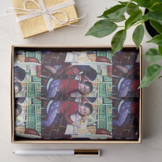 Alle goede meisjes halen ijskap tissuepapier (Geschenk)