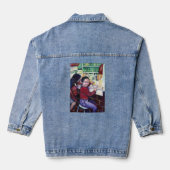 Alle goede meisjes krijgen ijscrème denim jacket (Achterkant)