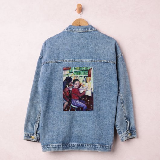 Alle goede meisjes krijgen ijscrème denim jacket (Hangar)