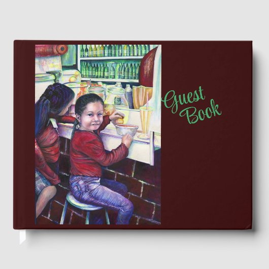 Alle goede meisjes krijgen ijskap gastenboek (Voorkant)