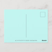 ALLE GOEDE PIGLETS GAAT NAAR HEEVEN, KUTE PIG ANGE BRIEFKAART (Achterkant)