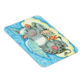 ALLE GOEDE PIGLETS GAAT NAAR HEEVEN, KUTE PIG ANGE MAGNEET (Rechterzijde)