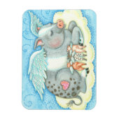 ALLE GOEDE PIGLETTEN GAAN NAAR GESTOORDE MAGNET MAGNEET (Verticaal)