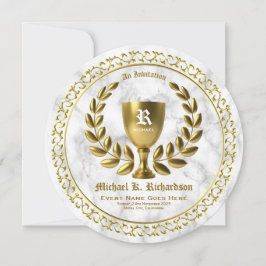 Alle Gold Award - Golden Cup Laurel Wreater Monogr Kaart