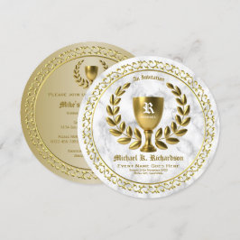 Alle Gold Award - Golden Cup Laurel Wreater Monogr Kaart