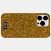 Alle gouden glitter schittert glanzend aangepaste  Case-Mate iPhone case (Achterkant (horizontaal))