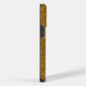 Alle gouden glitter schittert glanzend aangepaste iPhone hoesje (Rechterkant)