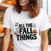 Alle grappige herfst dingen Funny Halloween Tri-Blend Shirt