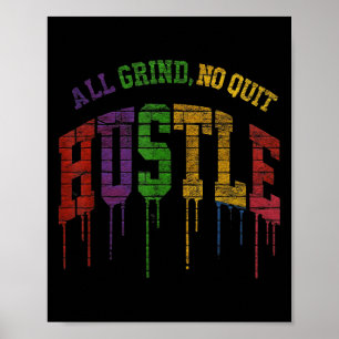 Alle Grind No Quit Graphic Design-motivatie Quot Poster