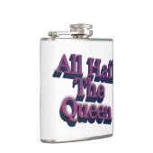 Alle groeten de koningin 3D tekst Heupfles (Rechts)