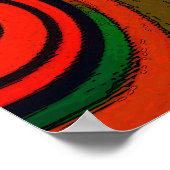 Alle Groovy kleuren 1110 Poster (Hoek)