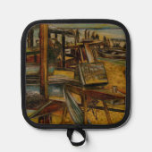 Alle grote schilderij begint met een penseelstreek pannenlap (Voorkant)