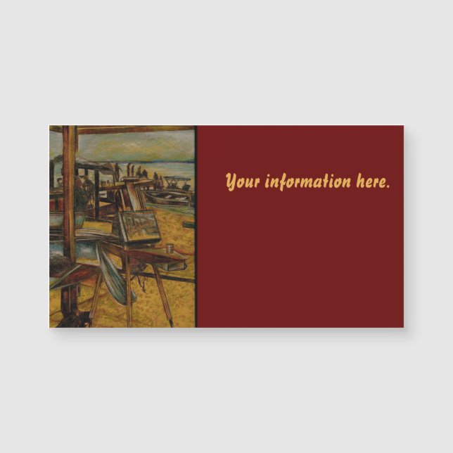 Alle grote schilderijen beginnen met één penseelst (Voorkant)