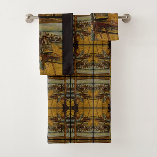 Alle grote schilderijen beginnen met één penseelst bad handdoek (Insitu)