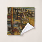 Alle grote schilderijen beginnen met één penseelst bad handdoek (Wasdoekje)