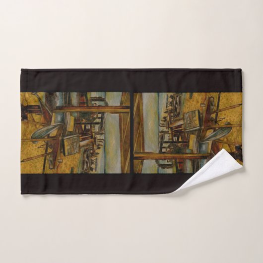 Alle grote schilderijen beginnen met één penseelst bad handdoek (Handdoek)